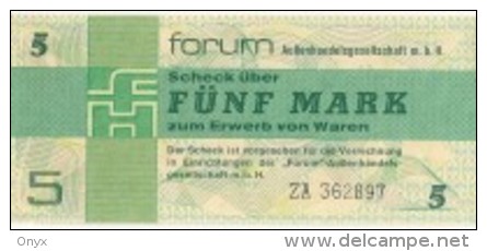 ALLEMAGNE / GERMANY / DDR - FORUMSCHECK - 5 MARK 1979 - / Pick FX3 - SERIE ZA - Other & Unclassified