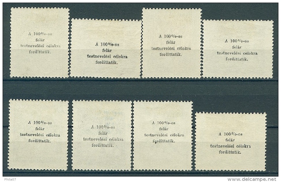 Hungary - Mi. No. 403 - 410, MH. Different Sports; Soccer, Ski, Fencing Etc. - Nuovi