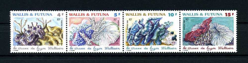 WALLIS FUTUNA  1998 N° 523/26 **  Neufs  = MNH Superbes Faune Coraux Fauna - Ongebruikt
