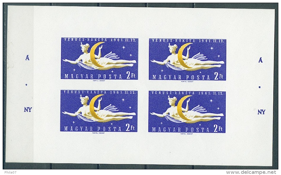 Hungary 1961. -  Kleinbogen Mit 4 X 1761B, MNH. Sinnbildl. Darstellung Venus. - Unused Stamps