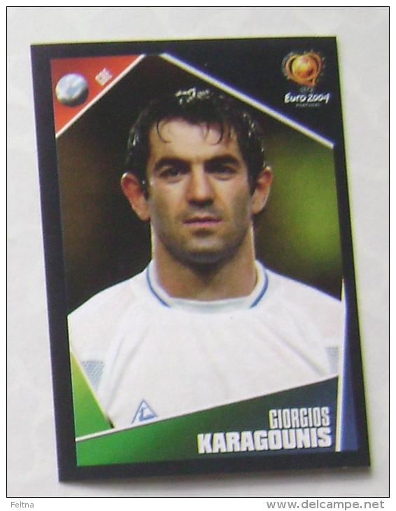 GIORGIOS KARAGOUNIS GREECE #45 PANINI STICKER 2004 UEFA EURO SOCCER CHAMPIONSHIP PORTUGAL FUSSBALL FOOTBALL - English Edition