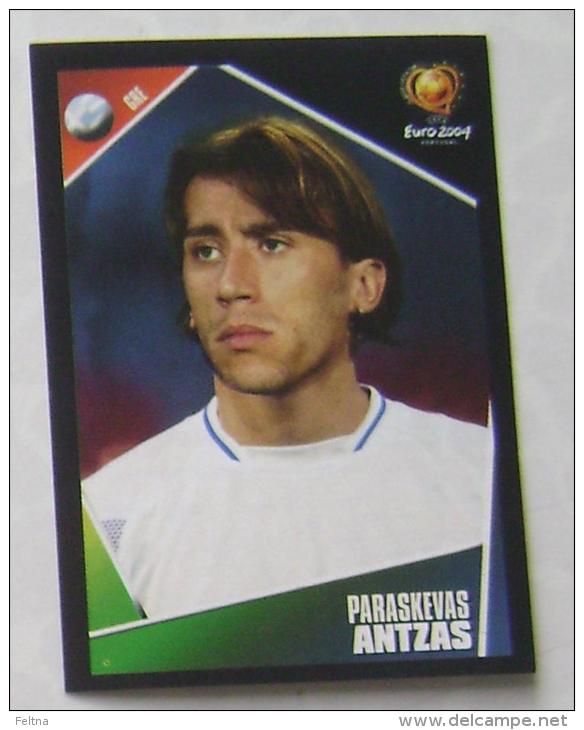 PARASKEVAS ANTZAS GREECE #38 PANINI STICKER 2004 UEFA EURO SOCCER CHAMPIONSHIP PORTUGAL FUSSBALL FOOTBALL - English Edition