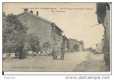 Rupt  Devant Saint Mihiel  Rue Principale   Guerre 1914-18 - Altri & Non Classificati