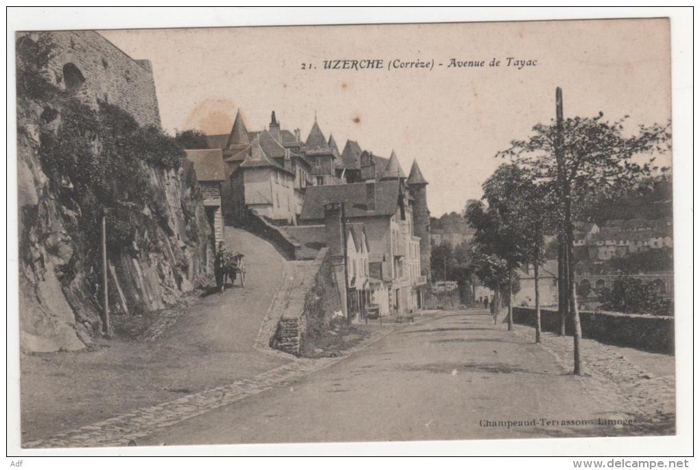 @ CPA UZERCHE, AVENUE DE TAYAC, CORREZE 19 - Uzerche