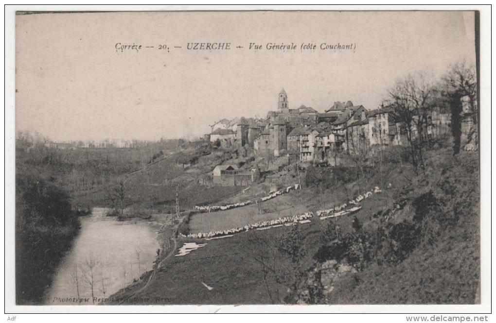 @ CPA UZERCHE, VUE GENERALE ( COTE COUCHANT ), CORREZE 19 - Uzerche