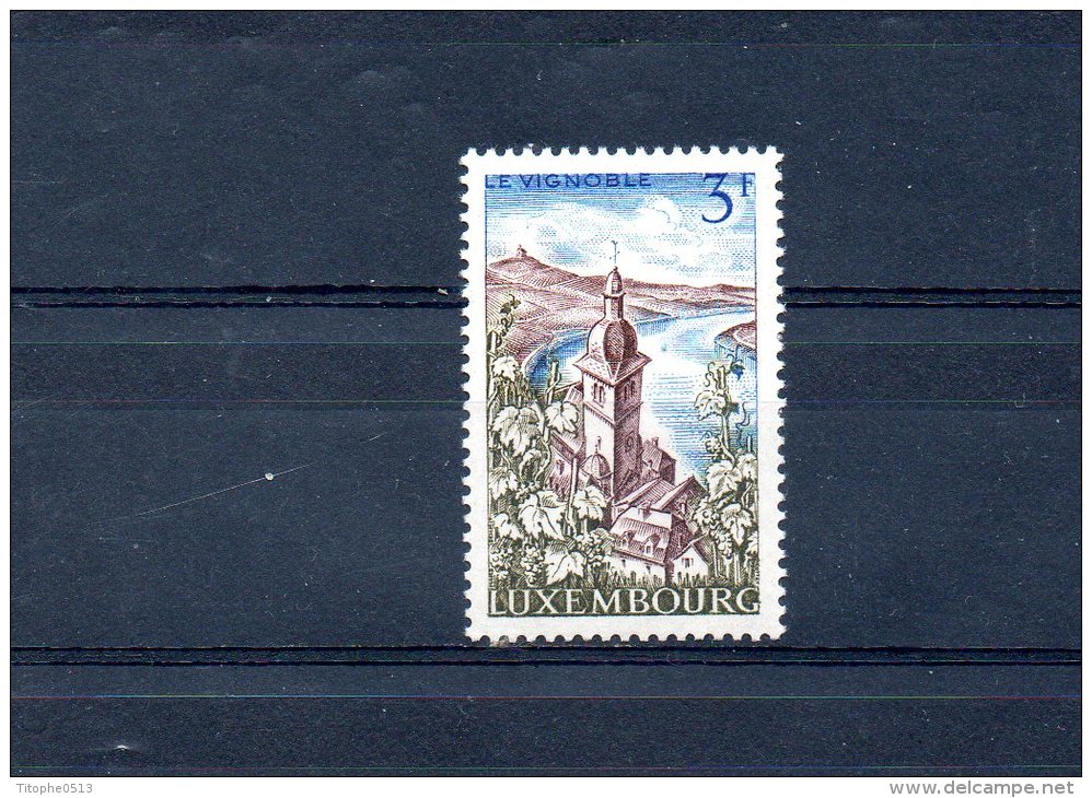 LUXEMBOURG. N°709 (neuf Sans Charnière : MNH) De 1967. Vignoble. - Vins & Alcools