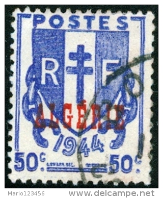 ALGERIA, COLONIA FRANCESE, FRENCH COLONY, 1945, FRANCOBOLLO NUOVO (MLH*), Scott 198 - Neufs