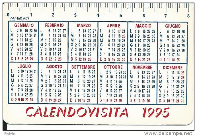 CAL373 - CALENDARIETTO 1995 - CIRCOLO FILATELICO NUMISMATICO SIRACUSANO - Formato Piccolo : 1991-00