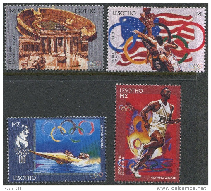 Olympic Games Lesotho 1996 #1163/6 Atlanta MNH ** - Ete 1996: Atlanta