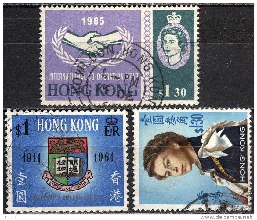 HONG  KONG - CHINA  -  QE II  -  LOT  -  Used - Usados