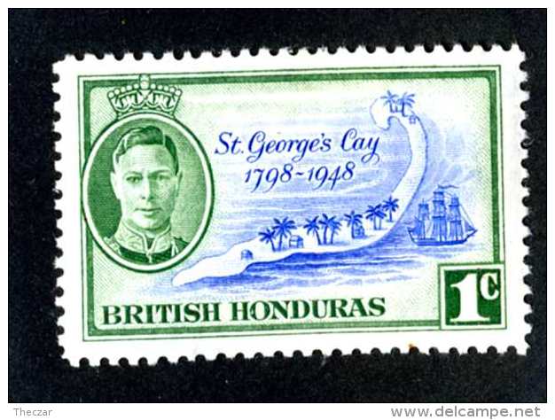 6453x)  Br Honduras 1949  ~ -Sc # 131 (cat.$ .25) Mint*~ Offers Welcome! - Honduras Británica (...-1970)