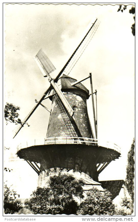 Molen Sluis Holland - & Windmill - Sluis