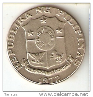 MONEDA DE FILIPINAS DE 50 SENTIMOS DEL AÑO 1972 (COIN) - Filipinas