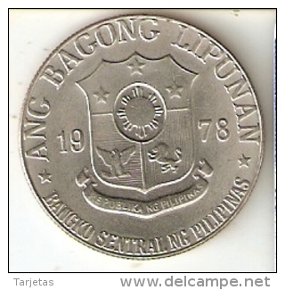 MONEDA DE FILIPINAS DE 1 PISO DEL AÑO 1978 (COIN) - Philippines