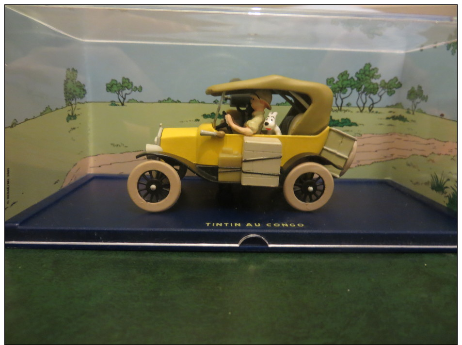 Voiture TINTIN Au Congo  D´HERGE -  édition Moulinsart - 2001 - Autres & Non Classés