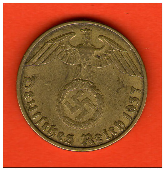 *** 5 Reichspfennig 1937 J ***  KM 91 - 3er / Third / 3. Reich - Alu-Bro - ALEMANIA / DEUTSCHLAND / GERMANY - 5 Reichspfennig