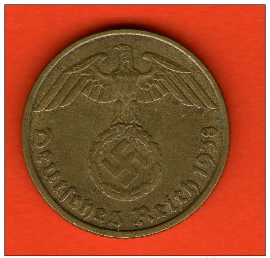 *** 5 Reichspfennig 1938 D ***  KM 91 - 3er / Third / 3. Reich - Alu-Bro - ALEMANIA / DEUTSCHLAND / GERMANY - 5 Reichspfennig