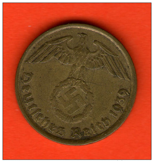 *** 5 Reichspfennig 1939 D ***  KM 91 - 3er / Third / 3. Reich - Alu-Bro - ALEMANIA / DEUTSCHLAND / GERMANY - 5 Reichspfennig