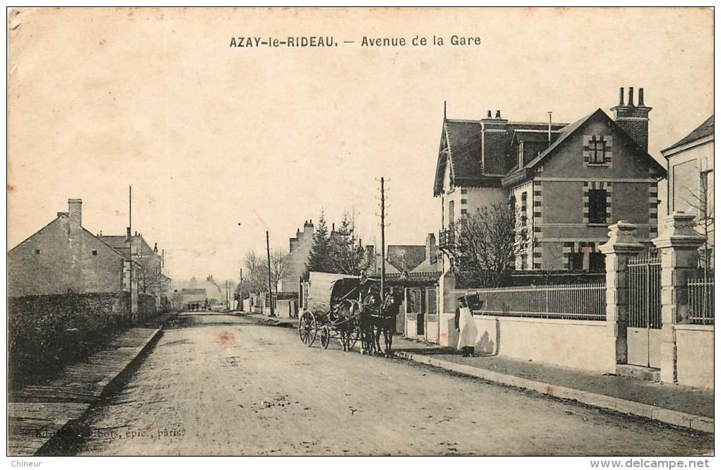 AZAY LE RIDEAU AVENUE DE LA GARE - Azay-le-Rideau