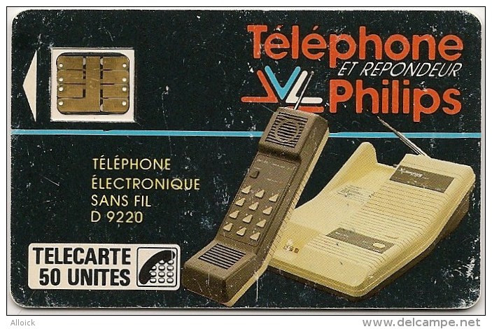 F11a  -  Philips  Téléphone Et Répondeur Avec Surimpression Pyjama Au Recto !!!  TRES TRES  RARE  !!! - 1987