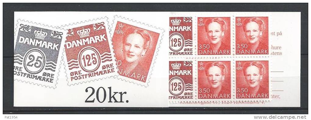 Danemark 1990 Carnet Distributeur Neuf C976 (II) Reine Margrethe H36 - Carnets