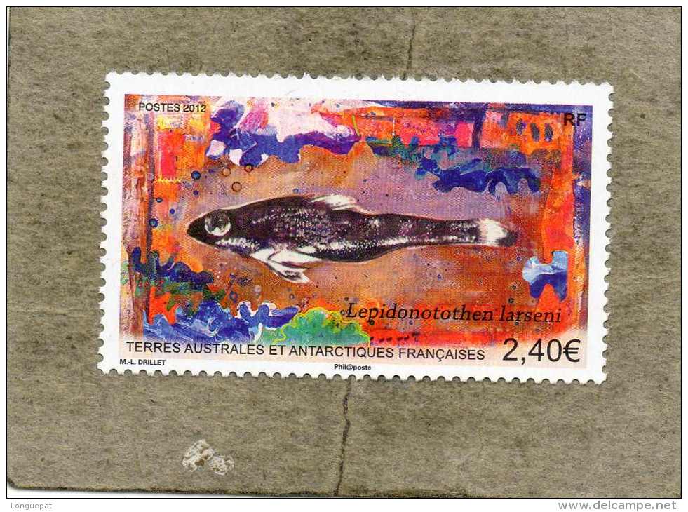 T.A.A.F : Poisson : Lepidonotothen Larseni - - Unused Stamps