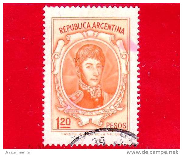 ARGENTINA - Usato -  1973 - General José Francisco De San Martin (1778-1850) - 1.20 - Gebraucht