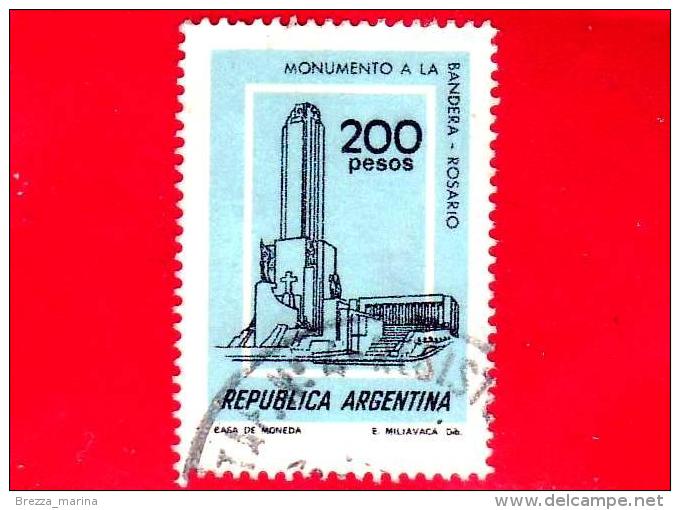 ARGENTINA - Usato -  1980 - Monumento Alla Bandiera A Rosario - 200 - Gebraucht