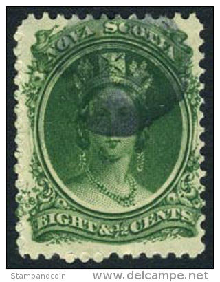 Nova Scotia #11 Used 8-1/2c Victoria From 1860-63 - Used Stamps