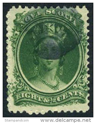 Nova Scotia #11 Used 8-1/2c Victoria From 1860-63 - Usati