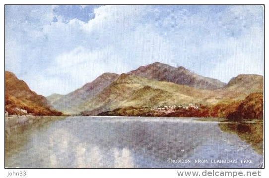 Brian Gerald - Snowdon In North Wales As Seen From Llanberis Lake  -   A 152 - Other & Unclassified