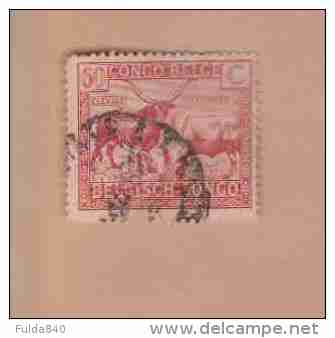 CONGO BELGE.  (COB) 1925 - N°124       .   Elevage  .  * 60c -  Obl - Brieven En Documenten