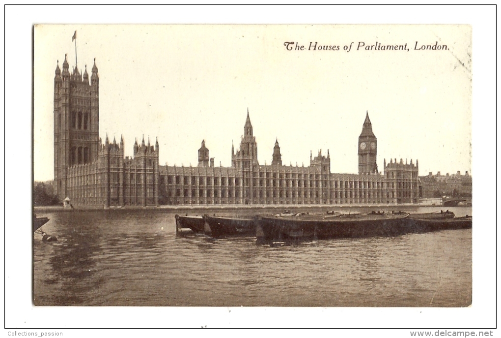 Cp, Angleterre, Londres, The Houses Of Parleament - Houses Of Parliament