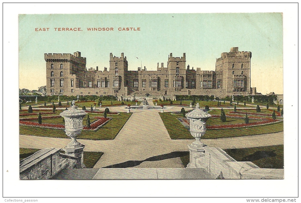 Cp, Angleterre, Windsor Castle, East Terrace - Windsor Castle