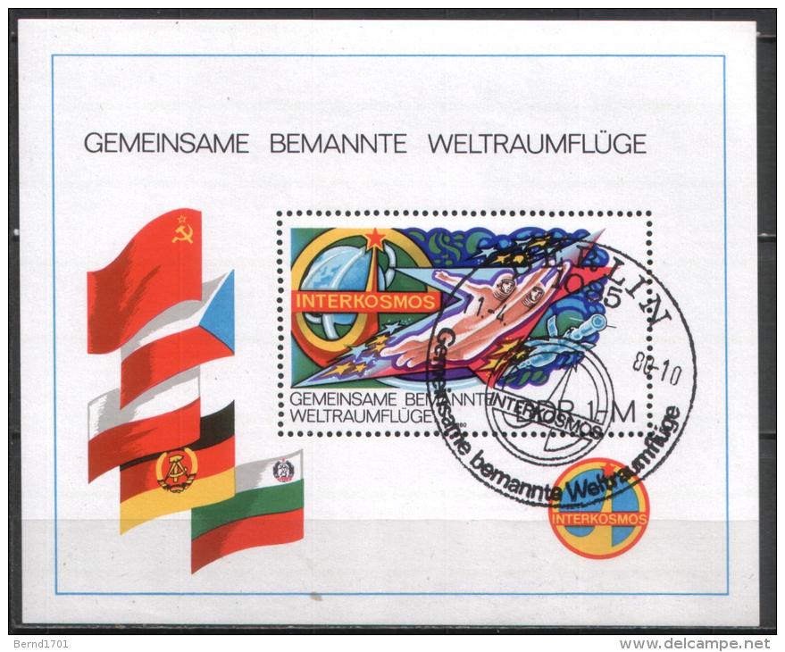 DDR / GDR - Mi-Nr Block 58 Gestempelt / Used (n769) - Europe