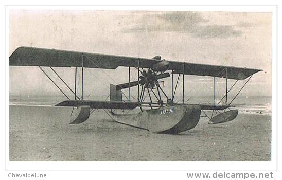 CPA : HYDRAVION SUR LA PLAGE - CONSTRUCTEUR : LEVEQUE - COURSE PARIS-DEAUVILLE- - ....-1914: Précurseurs