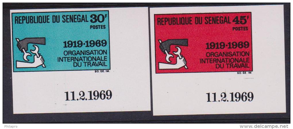 SENEGAL  NON DENT/IMPERF  OIT  YVERT N° 318/9  Réf  4855 - OIT