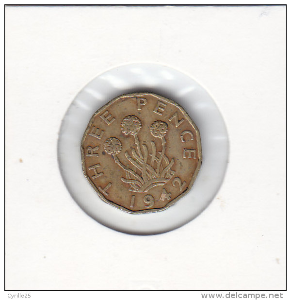3 PENCE 1942 - F. 3 Pence