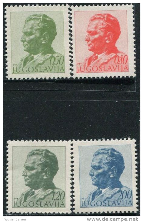 YG0176 Yugoslavia 1974 Tito 4v MNH - Ungebraucht