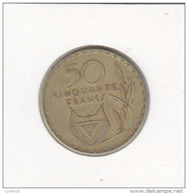 50 FRANCS 1977 A - Rwanda