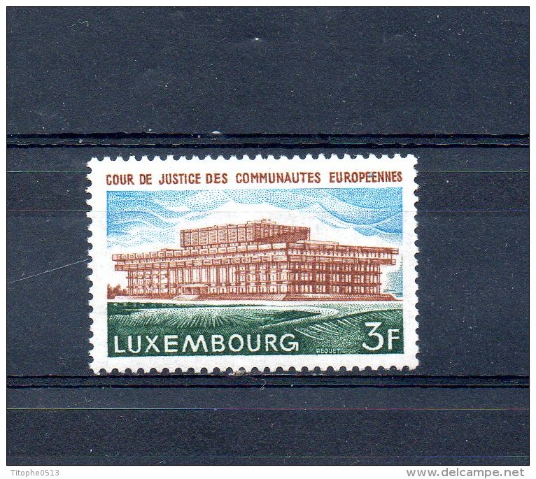 LUXEMBOURG. N°800 (neuf Sans Charnière : MNH) De 1972. Cour De Justice Des Communautés Européennes. - EU-Organe