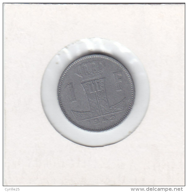 1 FRANC Zinc Léopold III 1942 FL/FR - 1 Franc