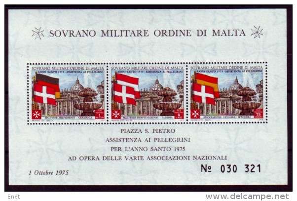 SMOM - Ordine Di Malta 1975 - Timbres