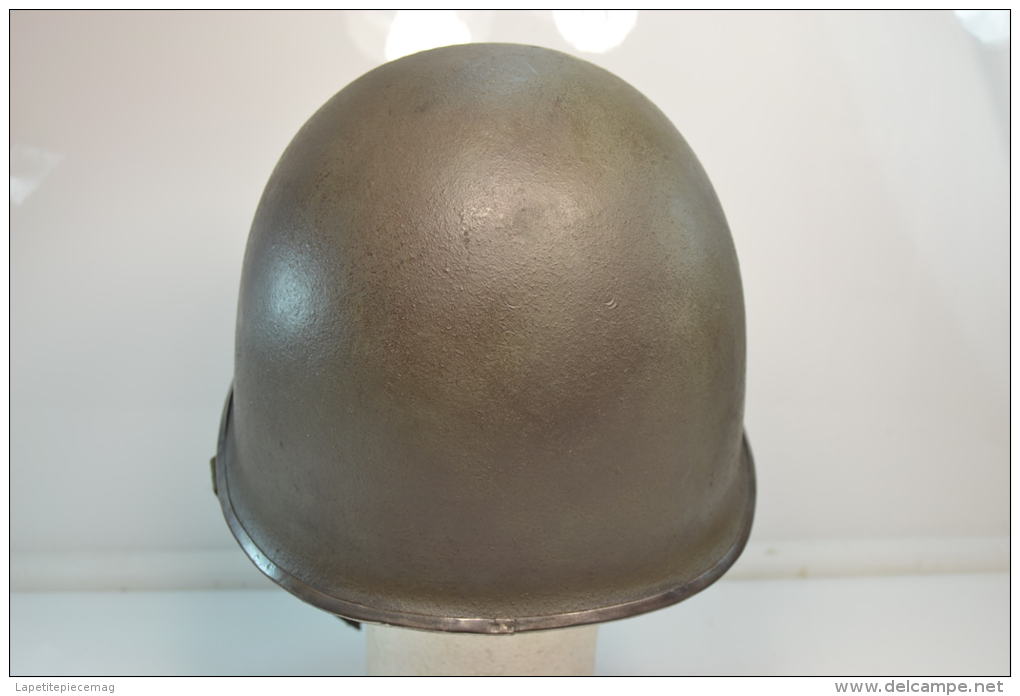 Copie De Casque US Deuxieme Guerre Mondiale. M1 Patiné. Complet. Idéal Reconstitution - 1939-45