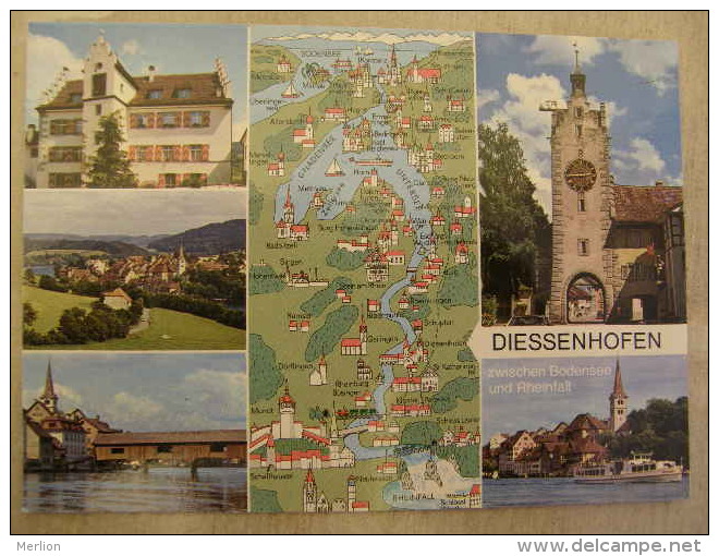 CH -Switzerland - DIESSENHOFEN - Map Karte Carte    D111512 - Diesse