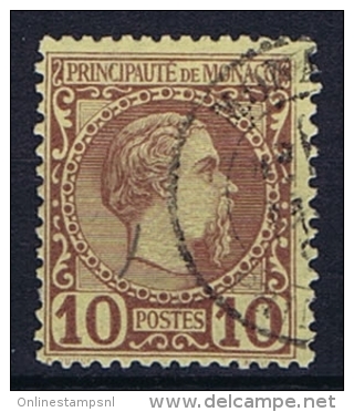 Monaco: 1885 Mi. Nr 4 Used SIGNED - Oblitérés