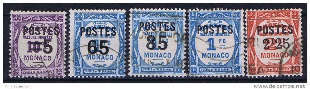 Monaco: 1937 Mi. Nr 149 - 162 Used Part Of Set - Lettres & Documents
