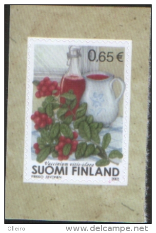 Finlandia Finland 2003 Lingonberry Self Adhesive Stamp - Mirtilli Rossi  1v ** MNH Complete Set - Neufs