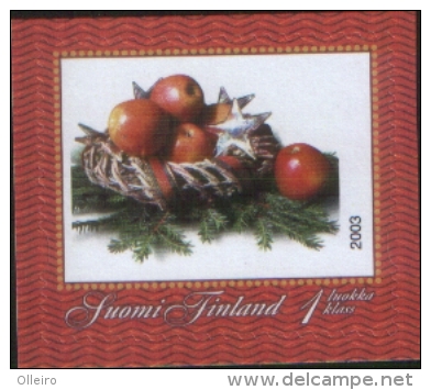 Finlandia Finland 2003 Personalised Stamp Apple Basket Self Adhesive Stamp - Cupido  1v ** MNH Complete Set - Unused Stamps