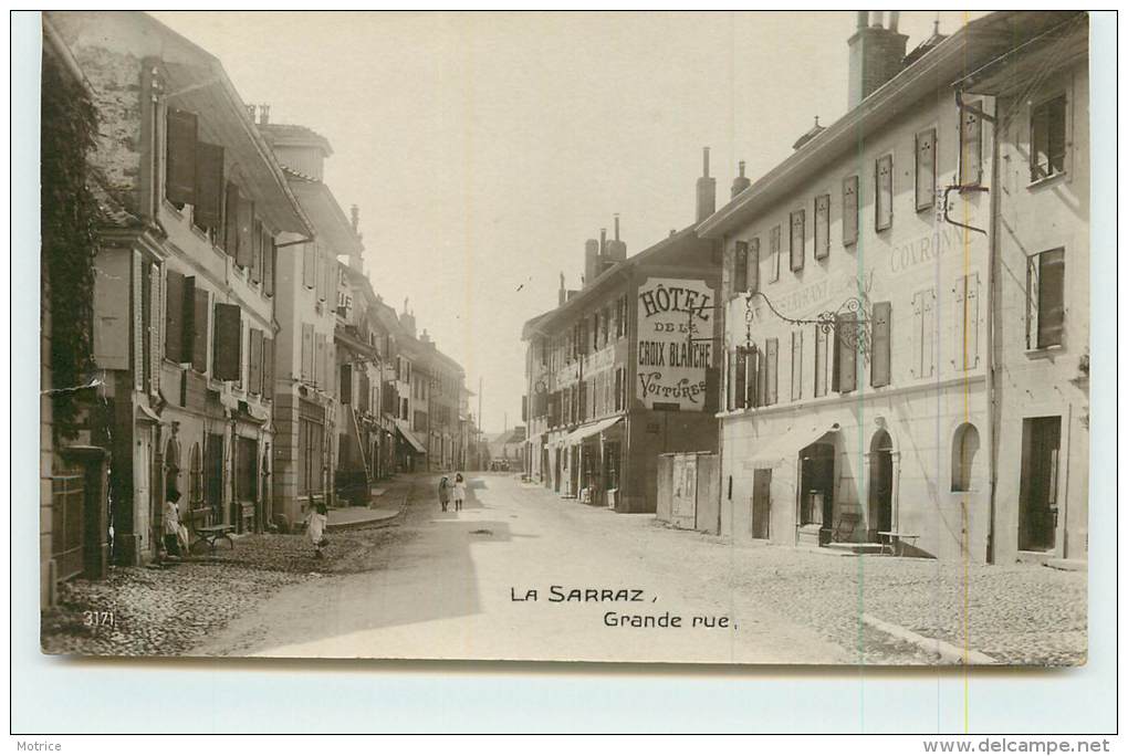 LA SARRAZ  - Grande Rue (carte Vendue En L'état). - La Sarraz